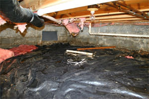 Don't let this be your moldy, damp, inefficient crawl space in Ohio.