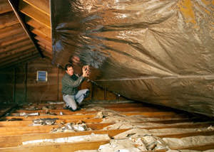 installing radiant barrier insulation installing radiant barrier insulation