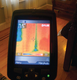 Infrared Camera can reveal air leaks in Akron