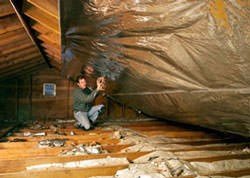 Radiant Barrier Attic Insulation in a Ohio home